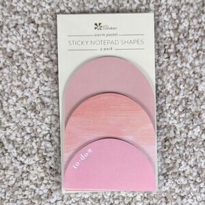Erin Condren Sticky Notepad Shapes Warm Pastel To-Do List 3-Pack